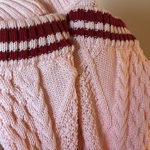 🩷 PINK Cable-Knit Flare Pants 🩷 - Picture 5 of 5